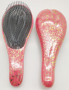 <span class=keywords><strong>Cepillo</strong></span> Desenredante Portátil con Mango Curvo <span class=keywords><strong>Anti</strong></span>-<span class=keywords><strong>Nudos</strong></span> para Masaje del Cuero Cabelludo, Uso Dual en Seco y Húmedo - Product Image 2