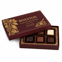 Boîtes en carton ondulé personnalisées avec fermeture magnétique, doublées d'éponge, écologiques, pour aliments, bonbons, desserts, friandises