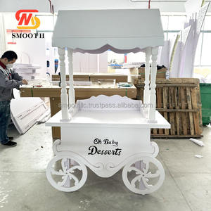 Carrito de Dulces con Ruedas para Decoración de Fiestas de Cumpleaños y Ceremonias, Diseño Nuevo y Elegante 2025 - Product Image 1