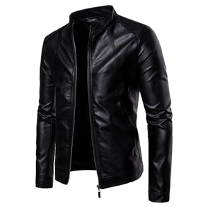 ZUKHRUF GRUPLAR Chaqueta de cuero genuino de estilo formal de calidad superior para hombre con opción de logotipo personalizado - Product Image 4