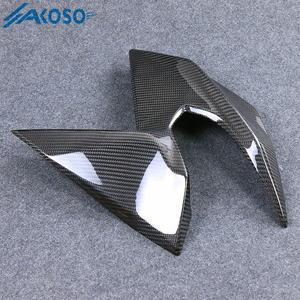 AKOSO-Carénage de moto en fibre de carbone sec 3K, panneau latéral droit, protection supérieure avant pour Kawasaki <span class=keywords><strong>Z</strong></span> <span class=keywords><strong>H2</strong></span> <span class=keywords><strong>2021</strong></span>-2024 <span class=keywords><strong>2021</strong></span>-2024 - Product Image 5