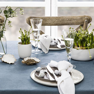 Durable 120 Inch Round <b>Tablecloths</b> for Weddings Banquets Home Use Woven Technics for Outdoor Parties and Celebrations - Product Image 4