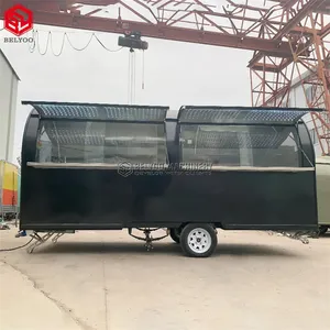 Factory Concession Food Trailer Mini Hot Dog Stand Food Trucks For Sale Ice Cream Cart Mobile Kitchen Food Trailer