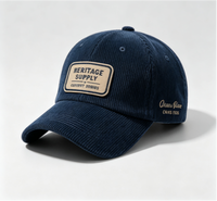 Casquette de baseball vintage classique unisexe avec patch brodé, respirante, réglable, style Dad Hat, personnalisable, 100% coton, américaine