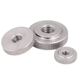 Écrous métriques en métal moleté de précision certifiée 6,0 mm, conformes REACH, pour systèmes d'assemblage industriels - Product Image 1