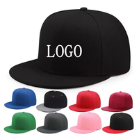 Gorra de Camionero con Logotipo Bordado Personalizado al por Mayor, de Alta Calidad, 6 Paneles, Visera Plana, Cierre a Presión, Color Morado