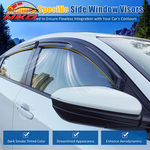 สำหรับ Honda Civic 16-21 Sedan ชุดบังแดดหน้าต่างสไตล์ Mugen 4 ชิ้น แบบติดเทป - Product Image 4