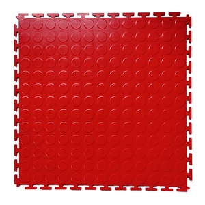 Baldosas de PVC entrelazadas para suelo de garaje, duraderas, de 500*500*6 mm, diseño moderno, instalación con clic, baldosas de PVC entrelazadas para almacén - Product Image 2