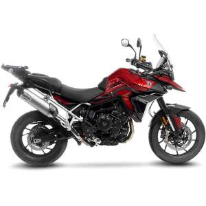 ท่อไอเสียคาร์บอนไฟเบอร์ Lv One EVO 20963ใหม่สำหรับ Triumph สำหรับ900เสือ rt/gt pro/rally Pro 2024-2025ผลิตตามสั่ง - Product Image 1
