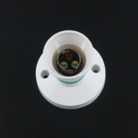 Support de lampe en plastique E27 B22, douille pour ampoule murale ou plafond, accessoires d'éclairage domestique 250V