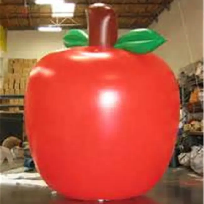 インフレータブルフライングアップルバルーン、巨大なリンゴ型ヘリウムバルーンK7127