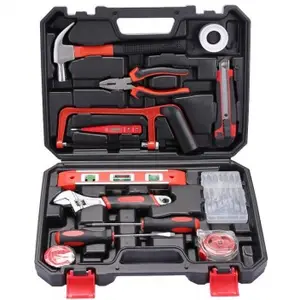 19 ensembles d'outils de quincaillerie/boîte à outils quincaillerie électrique kit d'entretien manuel fabricants vente en gros - Product Image 1