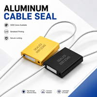 Sello de Seguridad de Cable de Aleación de Aluminio de Alta Resistencia ST-CS-HJ1, Sello de Seguridad de un Solo Uso para Camiones Cisterna y Carga Ferroviaria