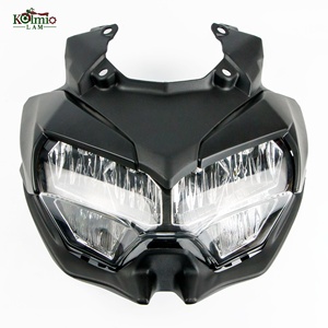 KOLMIO-LAM Fit pour KAWASAKI <span class=keywords><strong>Z650</strong></span> 2020 - <span class=keywords><strong>2023</strong></span> Z 650 phare de moto + capot de tête avant assemblage de phare de carénage de nez supérieur - Product Image 1