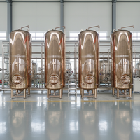 Cuve de Fermentation Conique Tonsen 5000L 6000L en Acier Inoxydable pour Bière avec Chemise de Refroidissement Isolée Certifiée CE