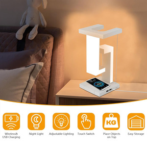 Anti-Gravity <strong>Floating</strong> <strong>Lamp</strong> Modern USB <strong>LED</strong> Night Light Touch-Control Stepless Dimming Charging Desk <strong>Lamp</strong> Wireless <strong>Reading</strong> Room - Product Image 3
