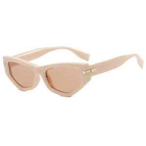 Lunettes de soleil œil de chat pour femmes, protection UV400, monture PC, type 3, imprimé léopard, style urbain tendance - Product Image 4