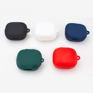 Étui de protection pour écouteurs en silicone souple de qualité supérieure pour <span class=keywords><strong>JBL</strong></span> <span class=keywords><strong>Live</strong></span> Pro + TWS Housse de protection antichoc avec crochet porte-clés - Product Image 6