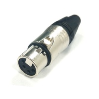Vente chaude ROHS Métal XLR 3 Broches Connecteur Mâle