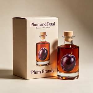 Boîte Cadeau <span class=keywords><strong>de</strong></span> Luxe en Papier Pliant Personnalisée avec Logo pour <span class=keywords><strong>Eau</strong></span>-<span class=keywords><strong>de</strong></span>-<span class=keywords><strong>vie</strong></span> <span class=keywords><strong>de</strong></span> Prunes, <span class=keywords><strong>Brandy</strong></span> et Vin – Vente en Gros Durable - Product Image 1