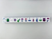 En stock : Mahjong américain 160 tuiles avec tapis en néoprène style aquarelle chinoiserie, tuiles acryliques gravées 4 couches, expédition immédiate