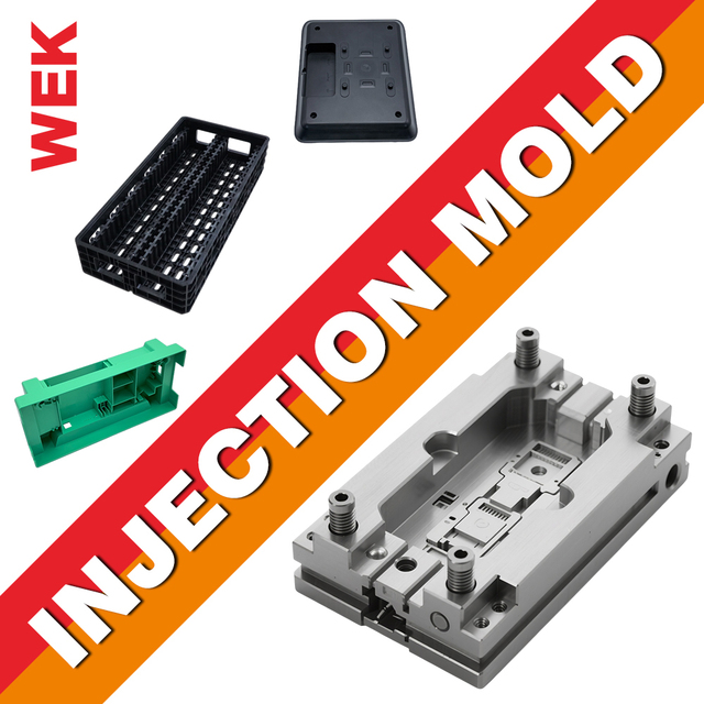 WEK High Precision Colored ABS/PP Injection-Molded Basket Frame with Plastic Parts for TV Set-top Box Custom Packaging