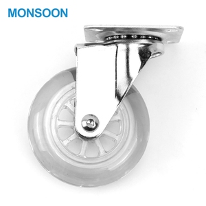 Top Plate Rigid Fixing Caster <strong>Wheel</strong> Office Chair Caster <strong>Furniture</strong> Silicon <strong>Wheels</strong> - Product Image 1