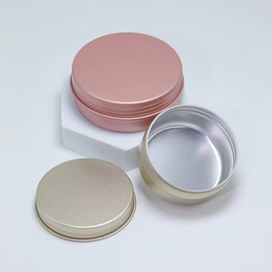 Envase Redondo de Aluminio para Cosméticos de 5 ml, 10 ml, 20 ml, 30 ml, 50 ml, 60 ml, 80 ml, 100 ml, 150 ml, 200 ml, Tarro Metálico de Aluminio - Product Image 4