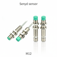 Capteur de proximité de type encastré inductif NPN PNP avec connecteur M12 Nouveau commutateur de capteur encastré