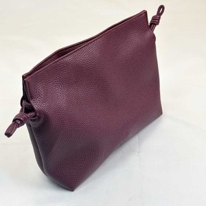 Custom Logo PU Leather Makeup <strong>Bag</strong> Water Resistant Cosmetic Pouch Burgundy Red Travel Organizer <strong>Toiletry</strong> <strong>Drawstring</strong> <strong>Bag</strong> - Product Image 3
