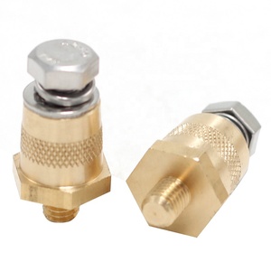 M8 8mm bền Brass Xe pin thiết bị đầu cuối kết nối điện kết nối adapter bài chủ đề sạc cực khối thiết bị đầu cuối - Product Image 6