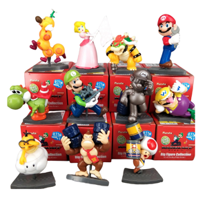 11 unids/set Venta caliente <span class=keywords><strong>Anime</strong></span> Mario Bros figura en caja juguetes para regalos Mystery Blind Box figurita personajes del juego - Product Image 1