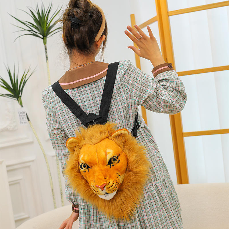Sac à dos tête de lion-35*22cm-0.2kg