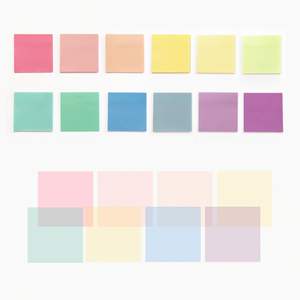 Custom Promotional Self Adhesive Stationary Mini <b>Sticky</b> <b>Note</b> Pad Color Transparent Memo Pad <b>Sticky</b> <b>Notes</b> - Product Image 5