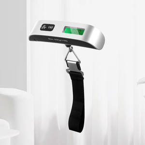 पोर्टेबल इलेक्ट्रॉनिक 50kg एबीएस स्टेनलेस स्टील फांसी डिजिटल सामान तराजू के साथ एलसीडी डिस्प्ले - Product Image 2