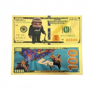 Nouveauté 2026 : 4 modèles de billets de banque animés plaqués or 24 carats pour collection - Product Image 5