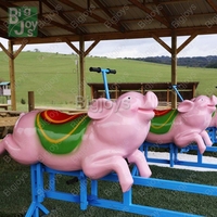Offre Spéciale Fermes Attrayantes Jeux De Course De Cochons Parc D'attractions Pig Race Personnalisation Animal Peut Choisir