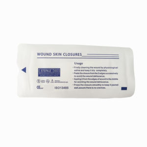 चिकित्सा उपभोग्य सामग्री दर्द रहित स्व-चिपकने वाला घाव बंद पट्टी जिपर टाई त्वचा उपकरण - Product Image 5