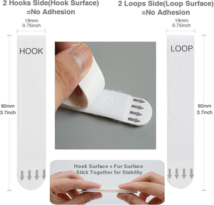 Tiras Adhesivas para Colgar Cuadros, Resistentes, sin Daños a las Paredes, sin Adhesivo, para Pósters - Product Image 2