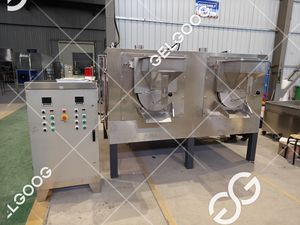 50-300 kg/giờ thương mại trống quay Máy rang xay Hạt máy rang khí đậu phộng nhỏ Máy rang - Product Image 3