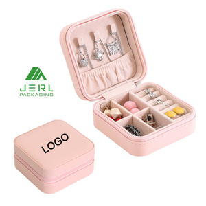 In Stock Mini Travel Jewellery Jewelry Box Packaging Boxes for Jewelry with Logo