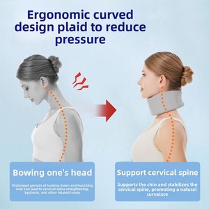 Collarín Cervical Ajustable en Forma de U de <span class=keywords><strong>Alta</strong></span> Calidad para Rehabilitación y Sueño, Alivia el Dolor de Cuello y <span class=keywords><strong>la</strong></span> Presión en <span class=keywords><strong>la</strong></span> Columna Vertebral - Product Image 4
