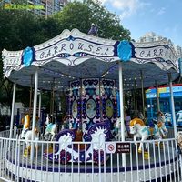 Manège à propulsion supérieure pour parcs d'attractions et fêtes foraines