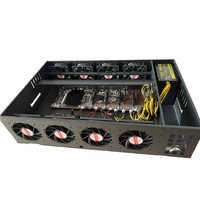 Nouveau système Barebone PC silencieux de 70mm avec carte mère entièrement chargée et boîtier 8GPU pour application de serveur à usage domestique Facteur de forme ATX