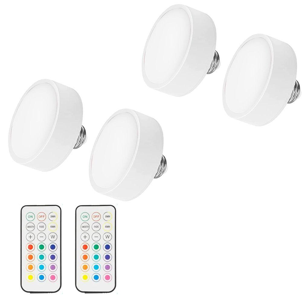4 lampes 2 télécommandes
