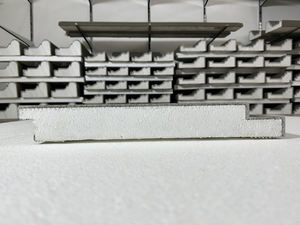 टिकाऊ यूरोपीय आधुनिक ईप ग्रे पैनल-विला होटल के लिए पॉलीस्टाइरीन बाहरी दीवार मोल्डिंग - Product Image 2