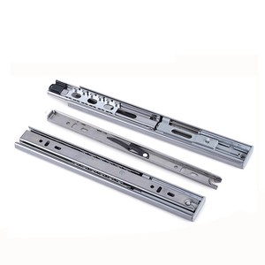 Telescopic <b>Drawer</b> Channel Ball Bearing <b>Slide</b> Furniture Hardware telescopic rail correderas Full Extension Rail - Product Image 5