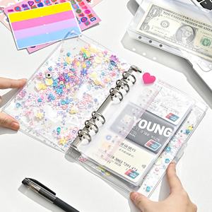 Vente en gros de classeurs A6 avec enveloppe pour monnaie, système de planificateurs de classeurs avec feuilles de budget pour les <span class=keywords><strong>dépenses</strong></span> et autocollants d'étiquettes - Product Image 1