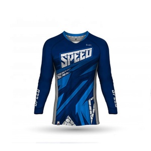 Motocross Jersey cho người lớn Thanh Niên đua xe Jersey xe máy đua xuống dốc đi xe đạp thoáng khí đua người đàn ông đua Jersey dài tay áo - Product Image 1