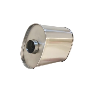 Silencieux d'échappement 2.75 ", résonateur silencieux de performance traversant, camion (entrée/sortie 2.75") - Product Image 1